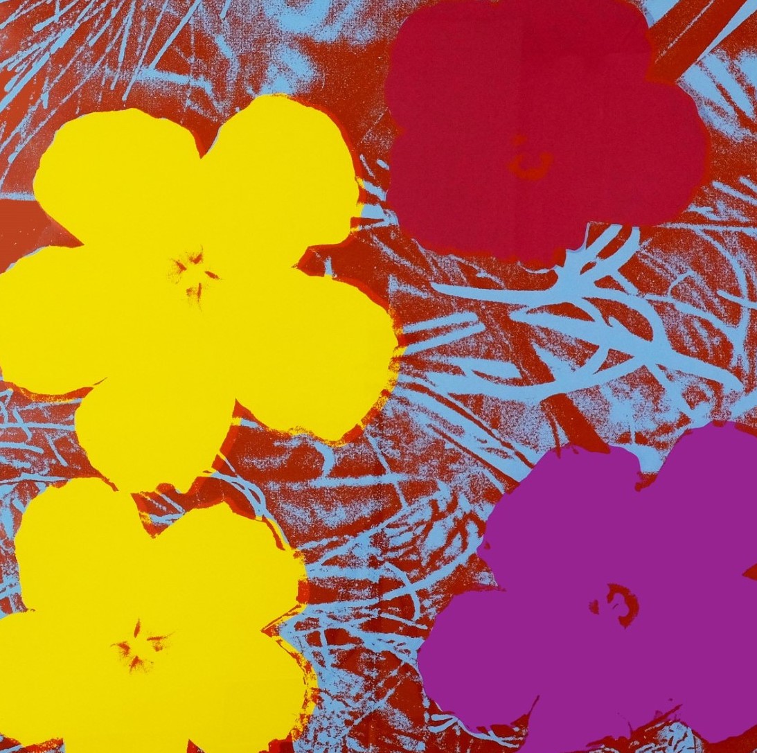 Tableau flowers d'Andy Warhol