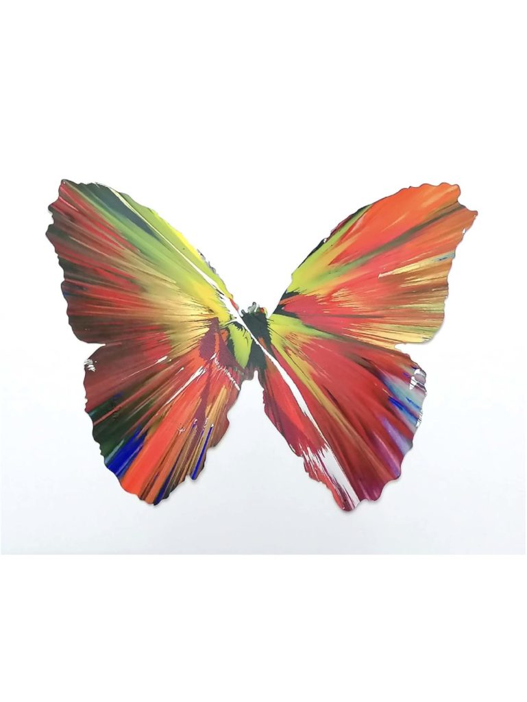 Butterfly Spin Painting (peinture de papillon) de Damien Hirst