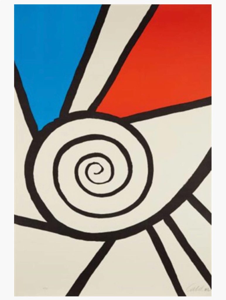 Lithographie d'Alexander Calder